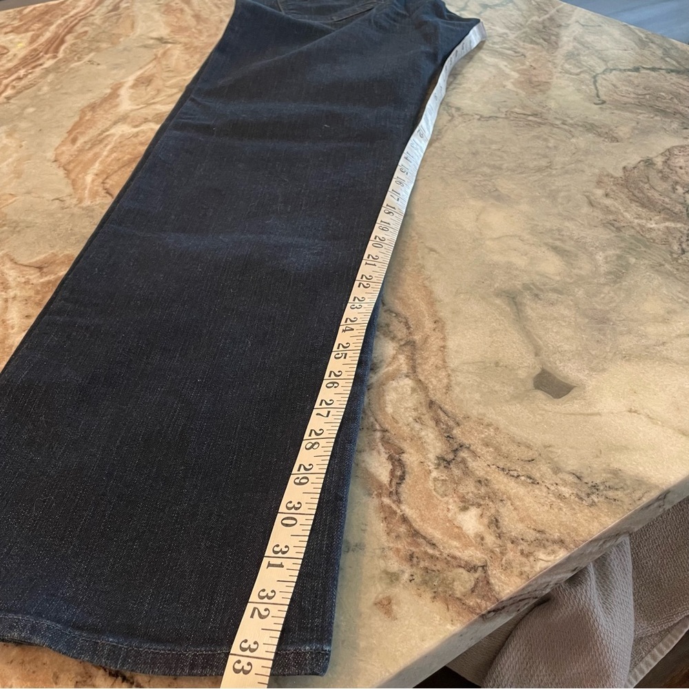 7FAM 7 for all mankind Austyn Straight Leg Denim Jean Dark Wash 34x33 - Picture 7 of 8